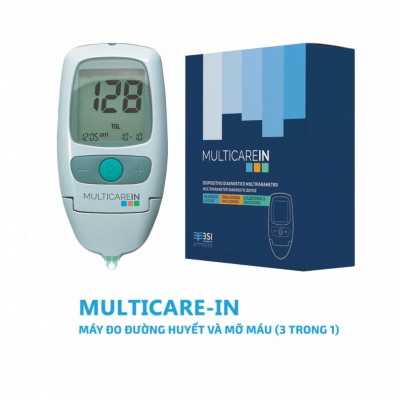 Máy đo đường huyết và mỡ máu 3 trong 1 BSI MULTICARE-IN